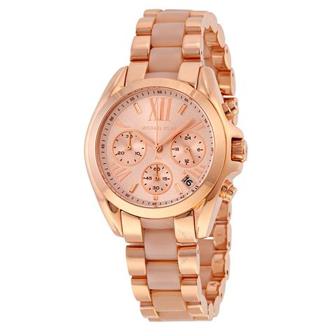 rose gold women's michael kors watches|Michael Kors rose gold set.